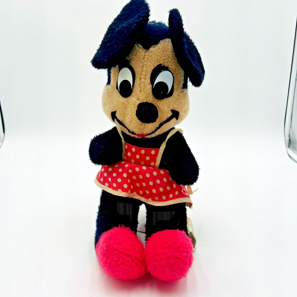 Vintage 1950s Walt Disney Minnie Mouse Florida Stuffed Toys 18"